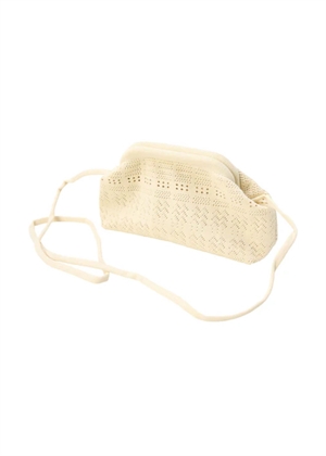 Small Rosalia clutch Ivory Lace Pico 